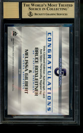 2002 Babylon 5 Autograph Melissa Gilbert Bruce Boxleitner LE Dual Auto BGS 9.5